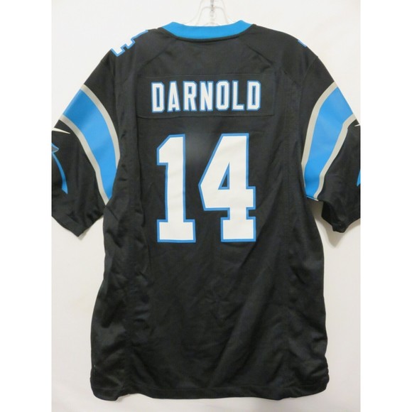 Carolina Panthers Sam Darnold Nike Black Player Game Jersey Sz L Authentic NWOT - Picture 1 of 9